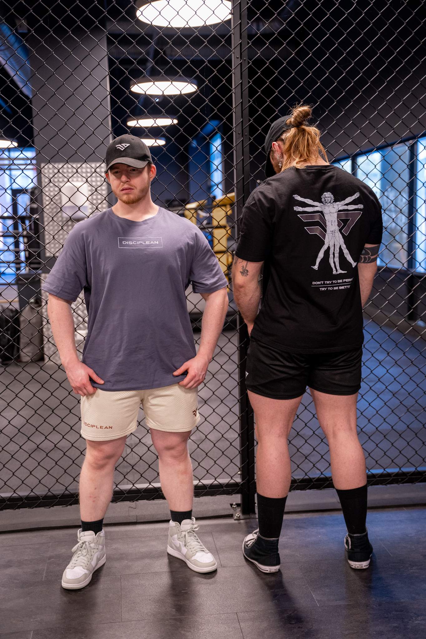 T-Shirt Oversizes Renaissance - True Black & Wolf Grey