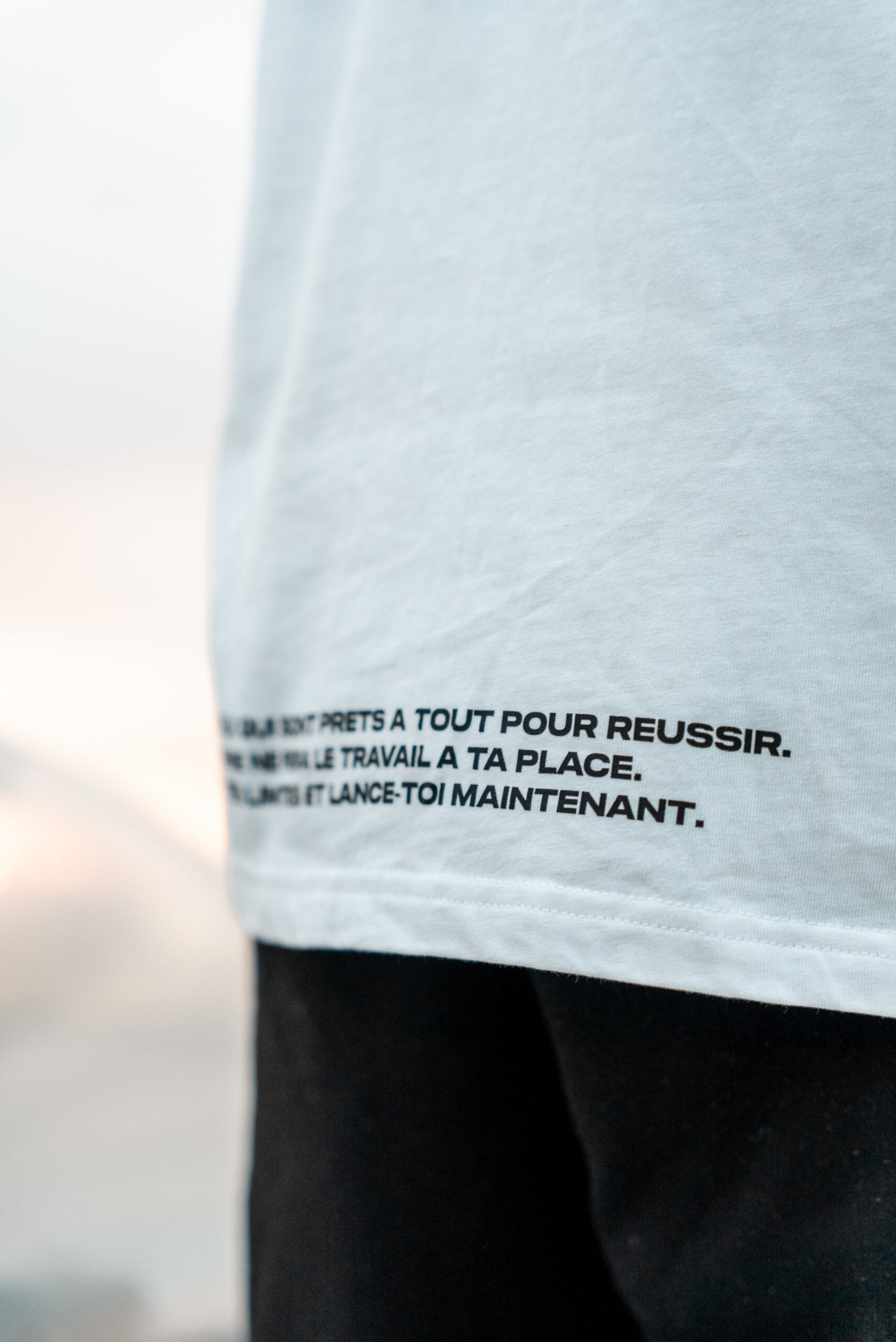 No Limits Tee - Pure White