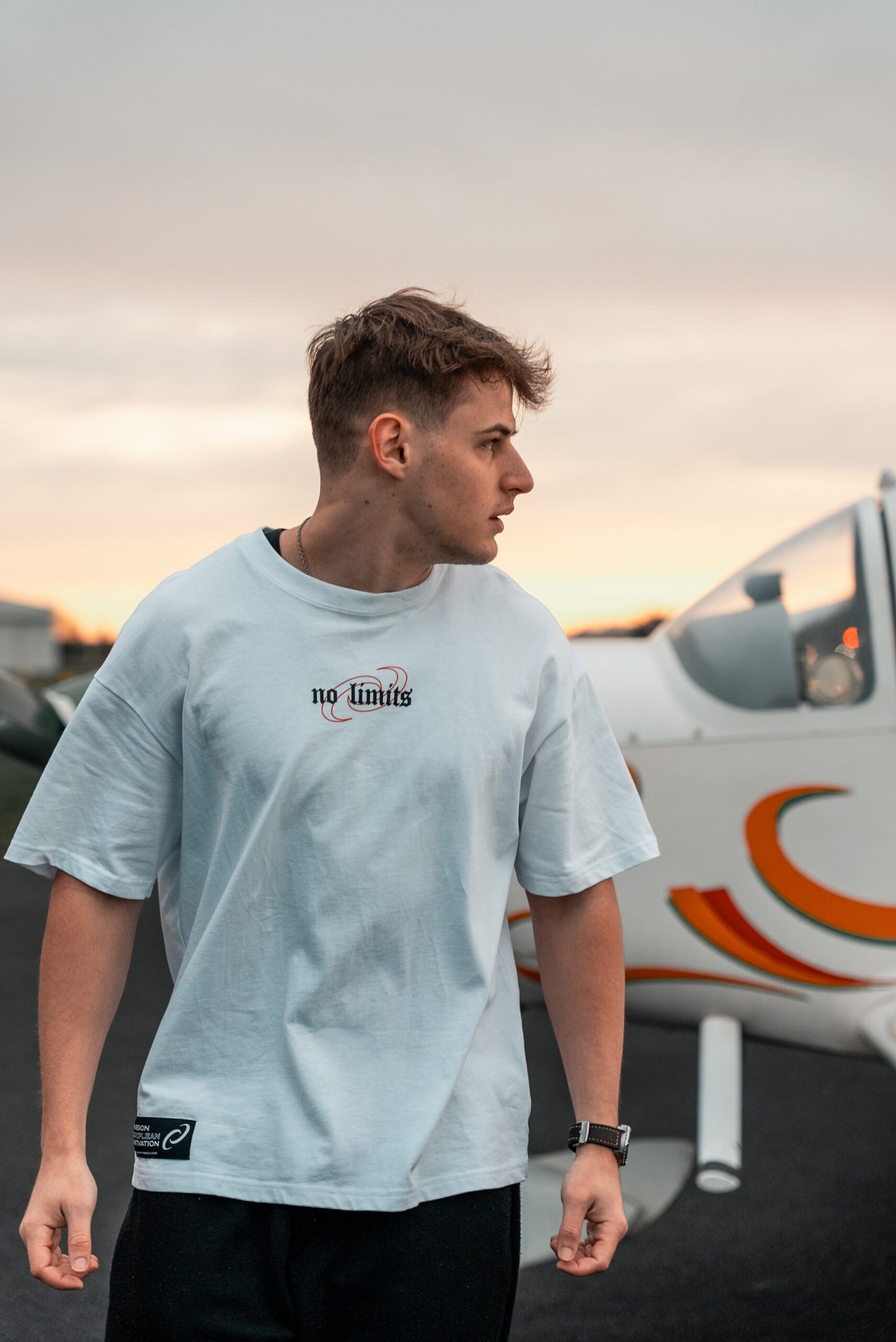 No Limits Tee - Pure White