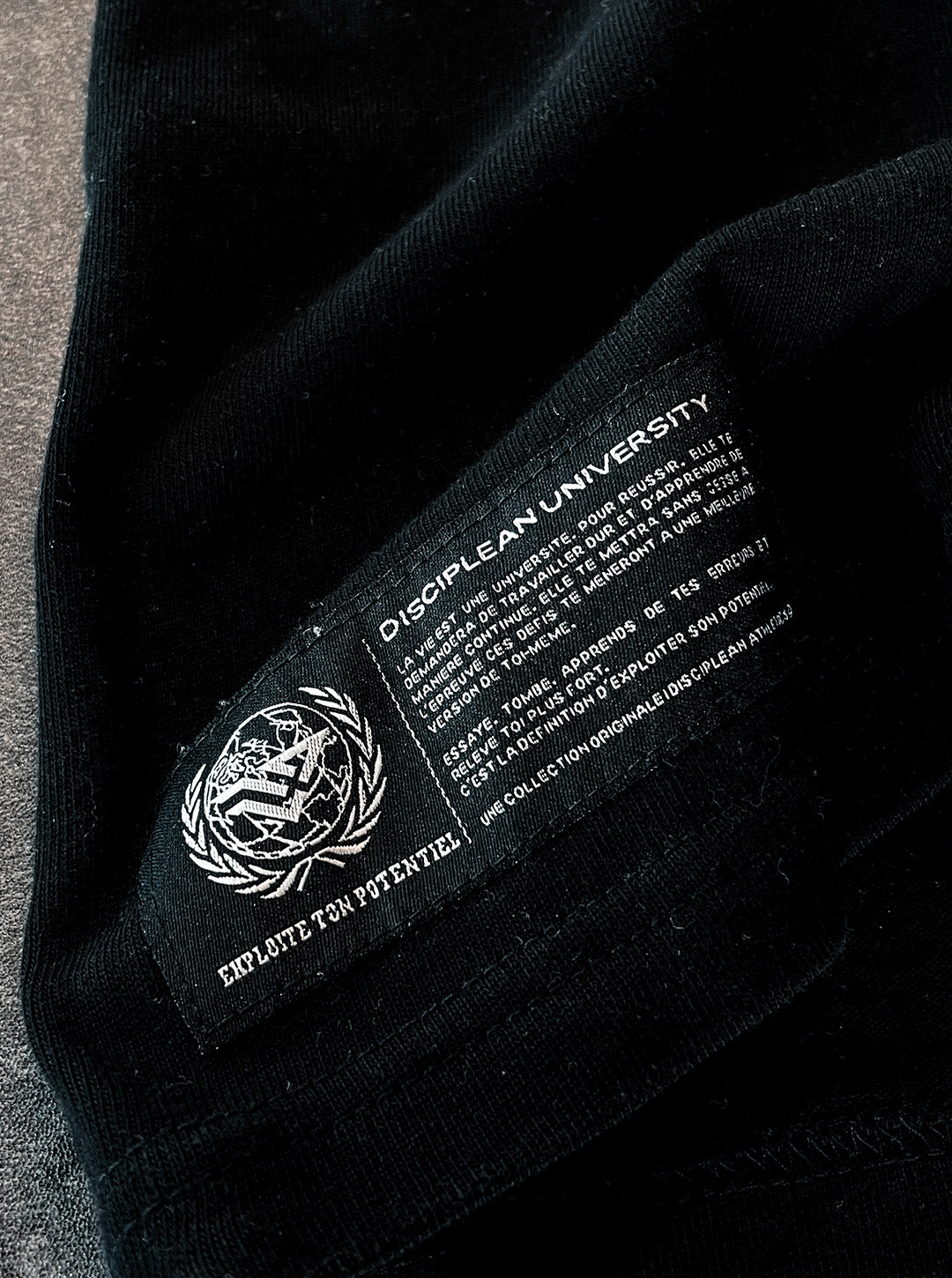 University Tee - Black - Patch