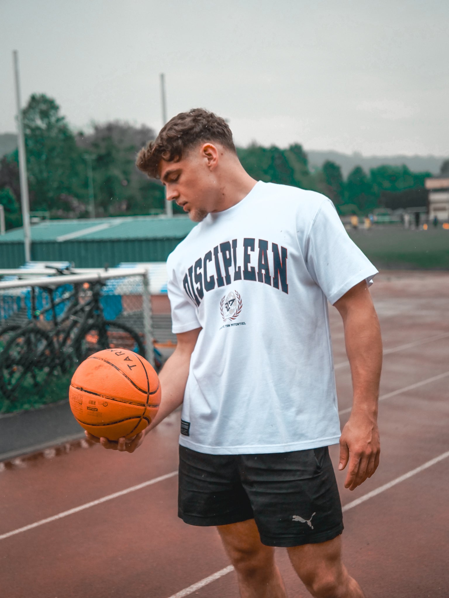 University Tee - White - Charles 3