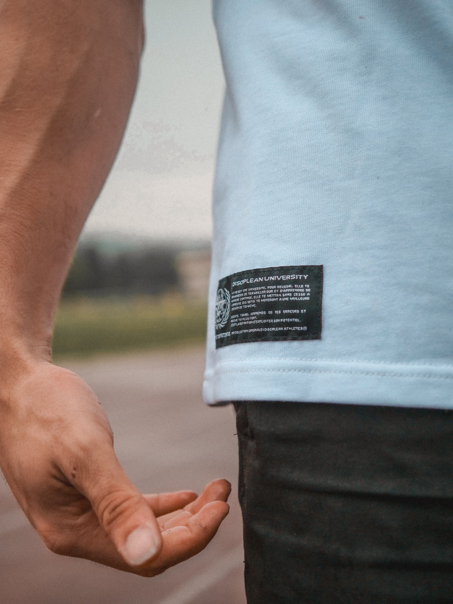 University Tee - White - Patch 2