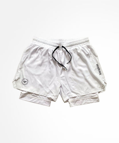 Hybrid Shorts - White