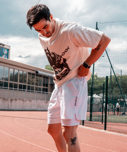 Hybrid Shorts - White