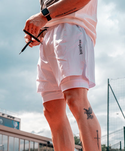 Hybrid Shorts - White