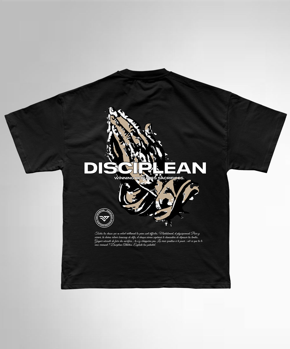 T-Shirt Oversize Noir - Pump Cover - Disciplean Athletics