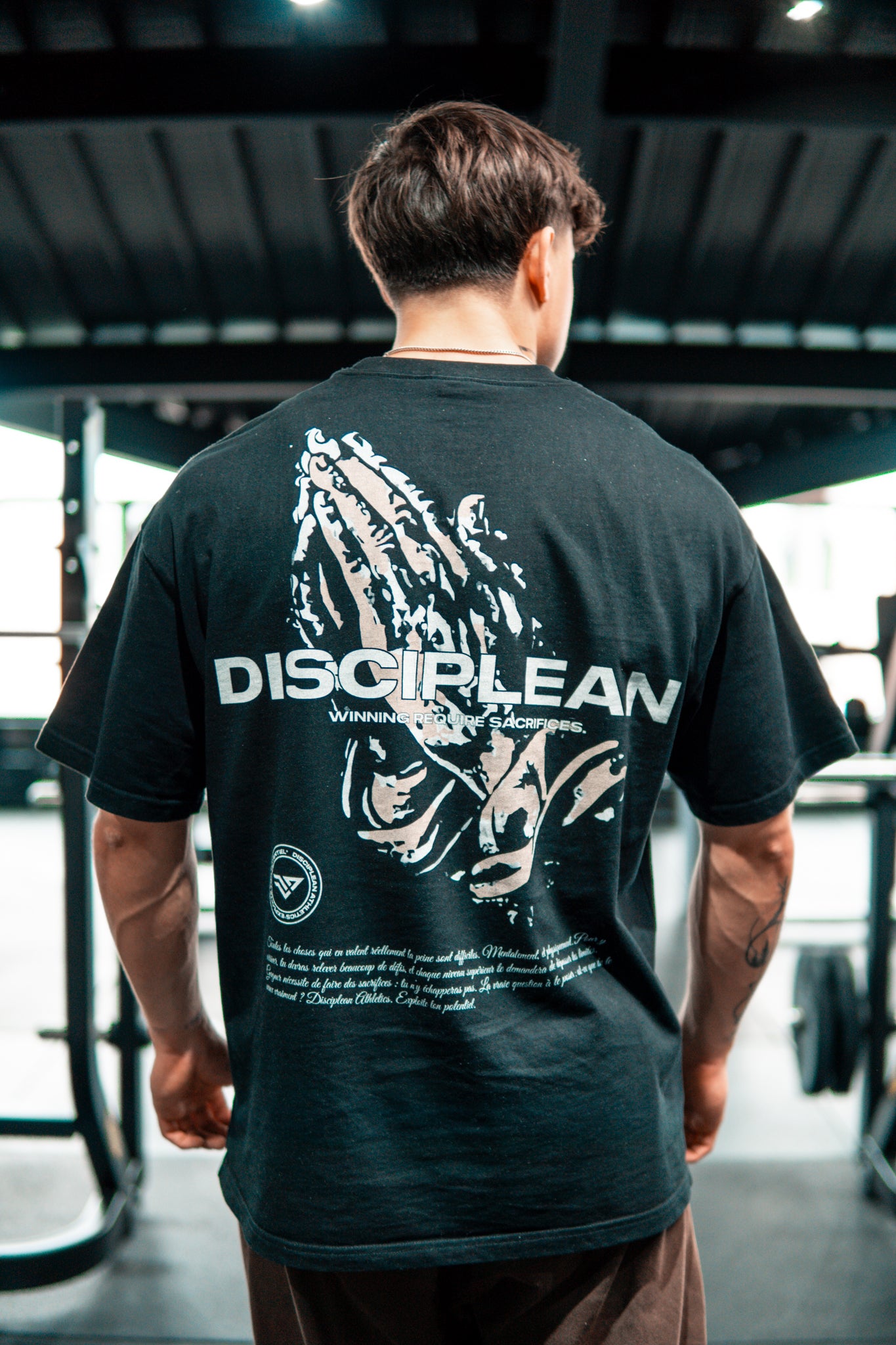 T-Shirt Oversize Noir - Pump Cover - Disciplean Athletics