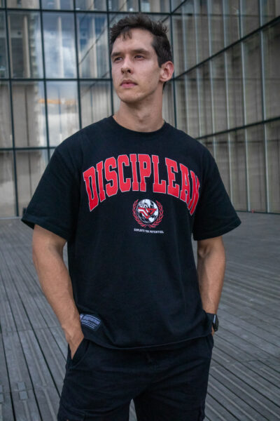 Disciplean University - T-Shirt Oversize Noir